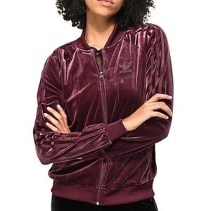 A.D.I.D.A.S. Velvet Track Suit Jacket